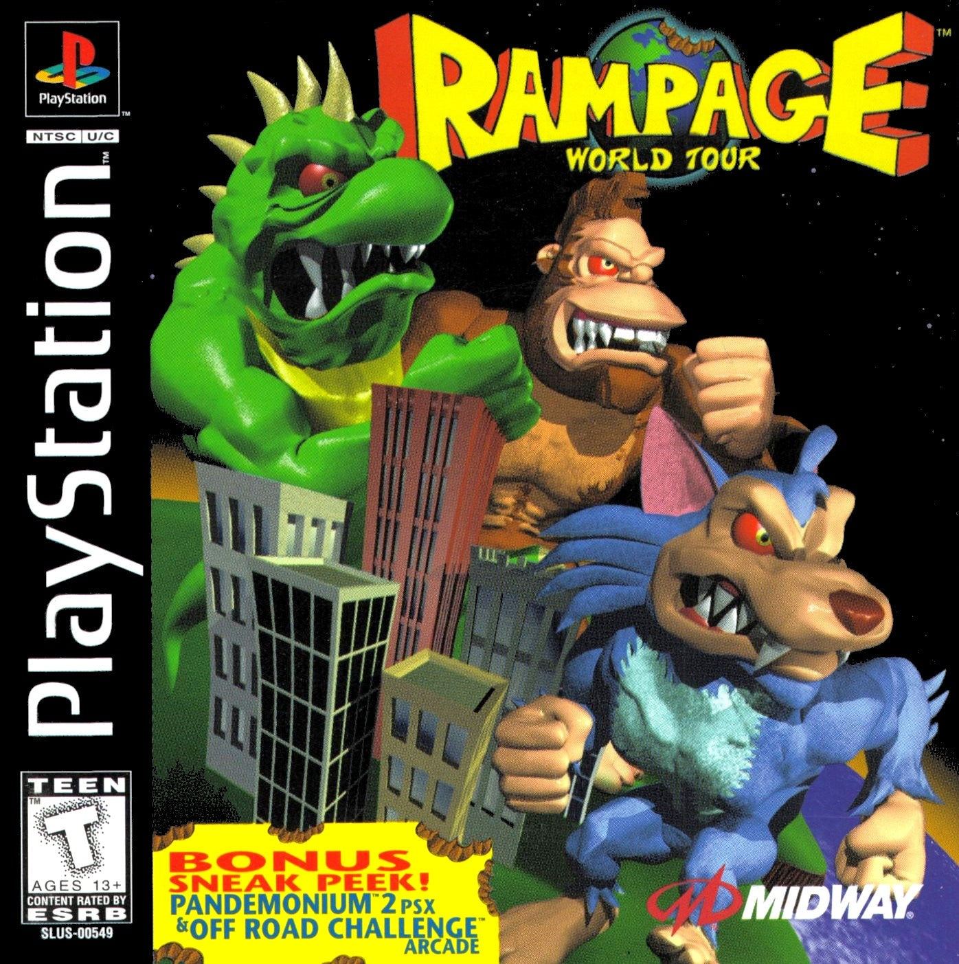 Rampage World Tour - Playstation