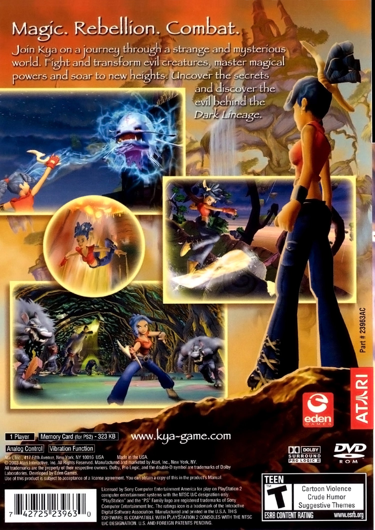 Kya Dark Lineage - Playstation 2