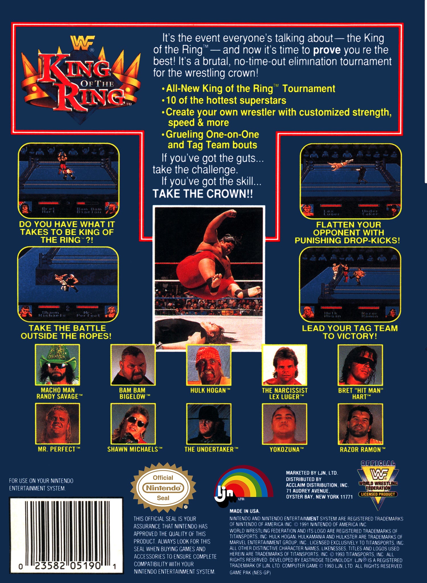 WWF King of the Ring - NES