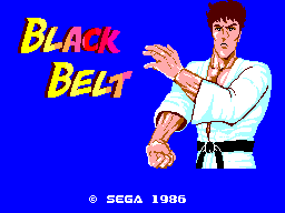 Black Belt - Sega Master System