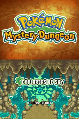 Pokemon Mystery Dungeon Explorers of Sky - Nintendo DS