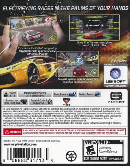 Asphalt Injection - Playstation Vita - Retro Island Gaming