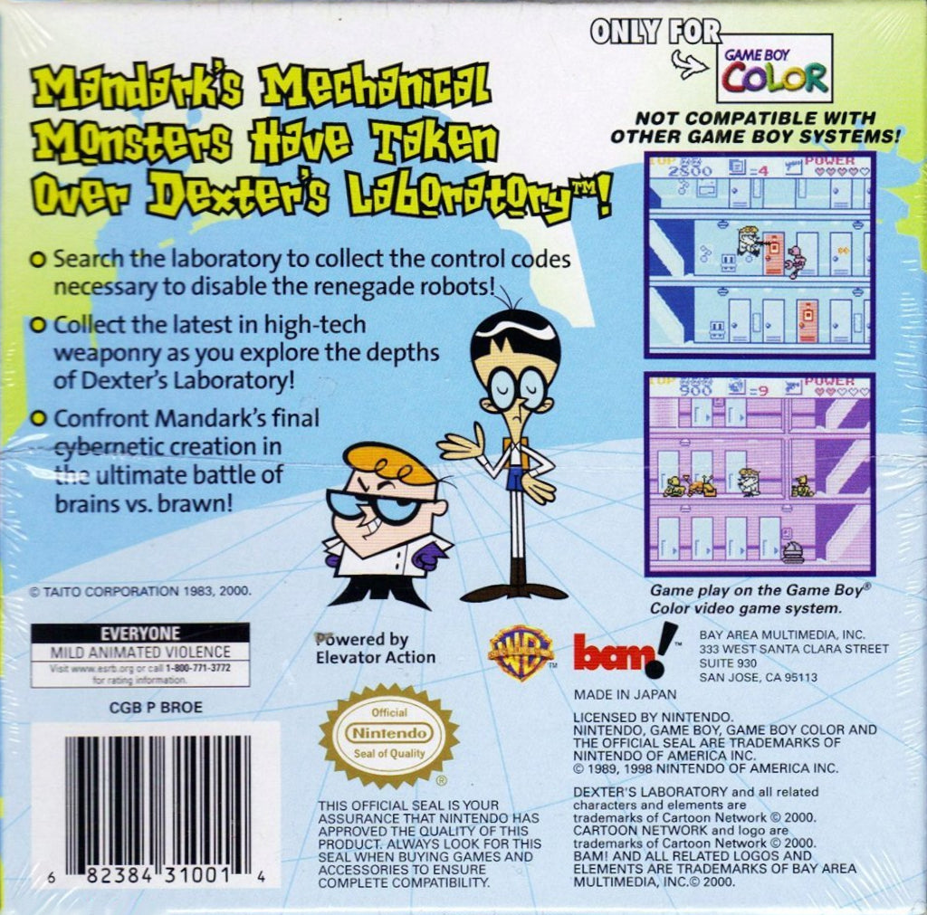 Dexter's Laboratory Robot Rampage - GameBoy Color