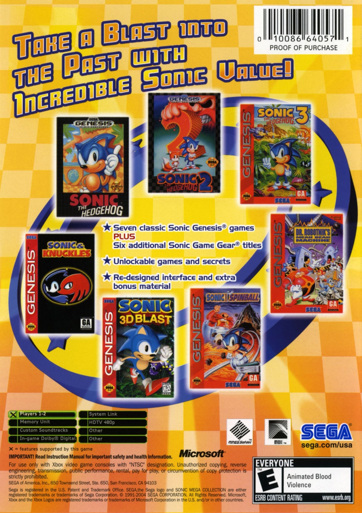 Sonic Mega Collection Plus - Xbox