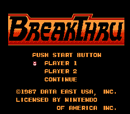 BreakThru - NES - Retro Island Gaming