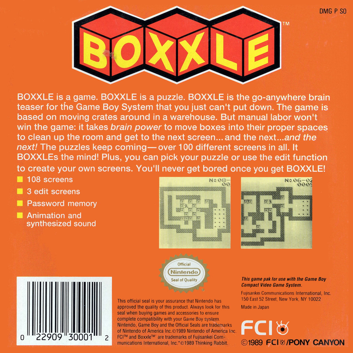Boxxle - GameBoy - Retro Island Gaming