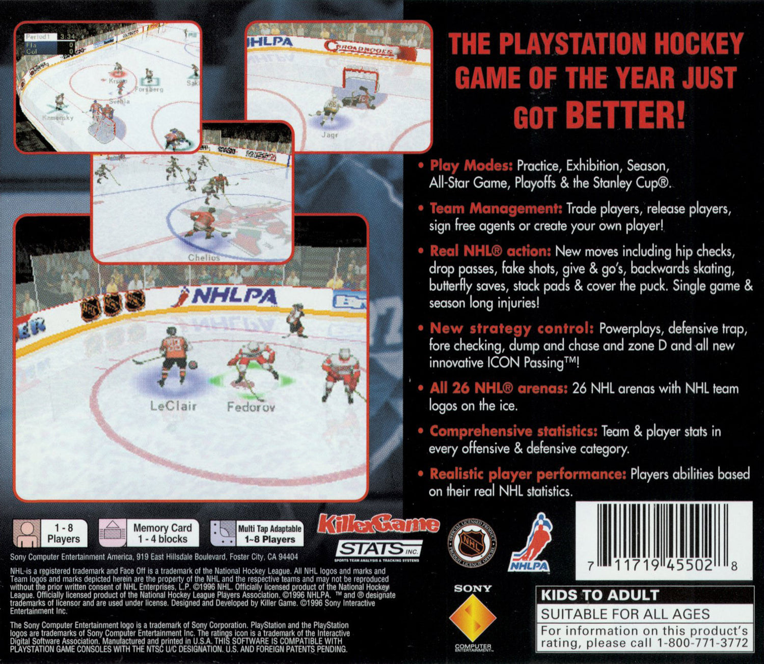 NHL FaceOff 97 - Playstation