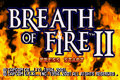 Breath of Fire II - GameBoy Advance