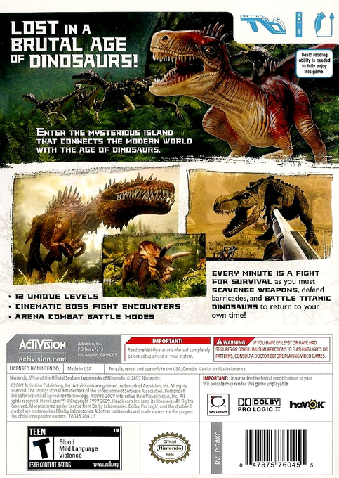 Jurassic: The Hunted - Wii
