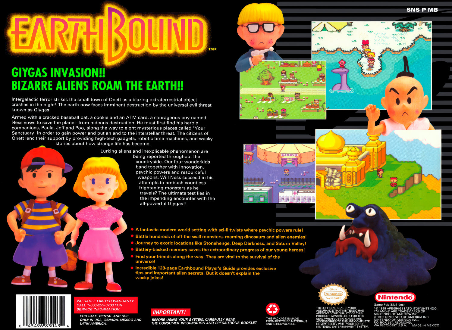 EarthBound - Super Nintendo