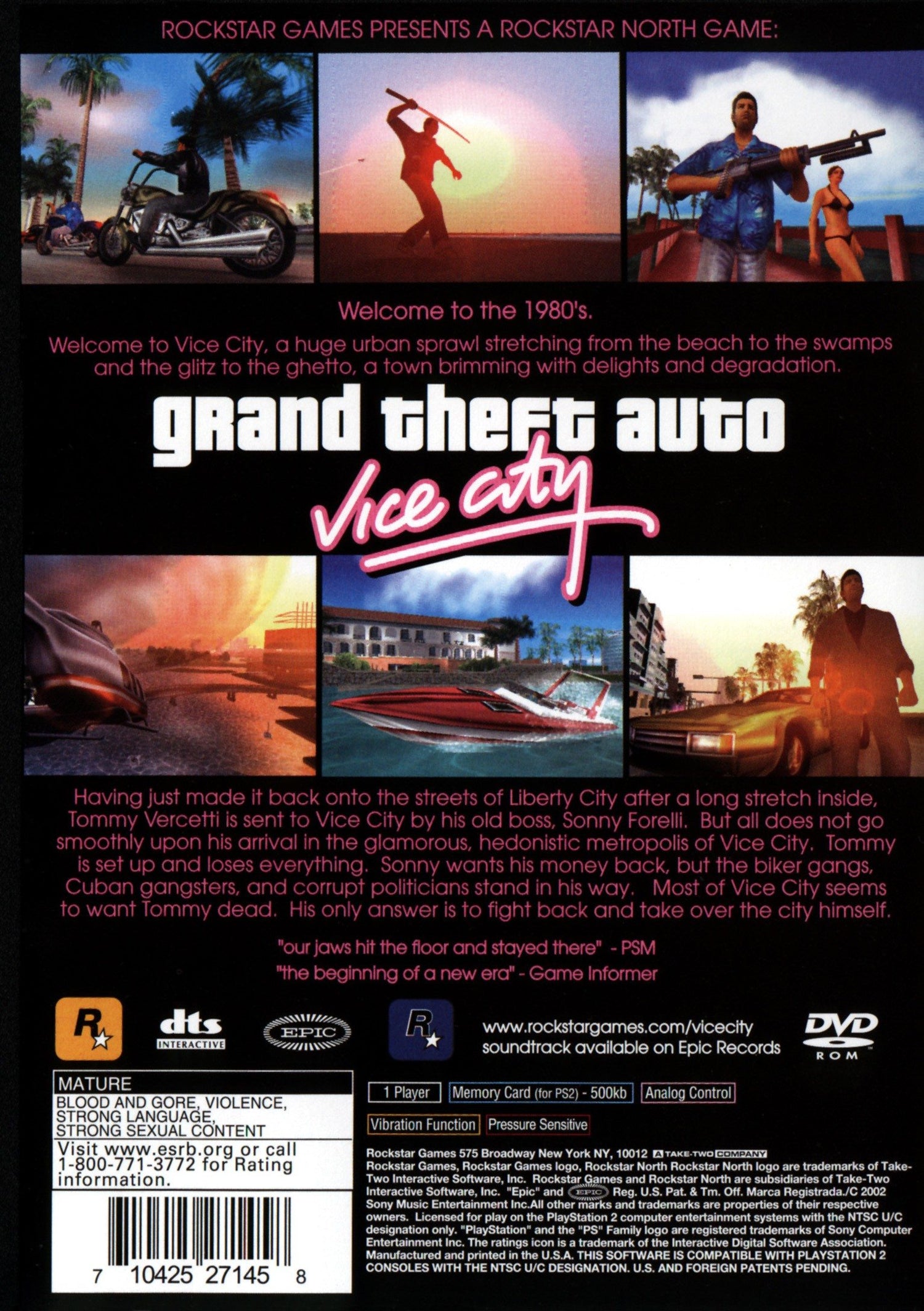 Grand Theft Auto Vice City [Greatest Hits] - Playstation 2