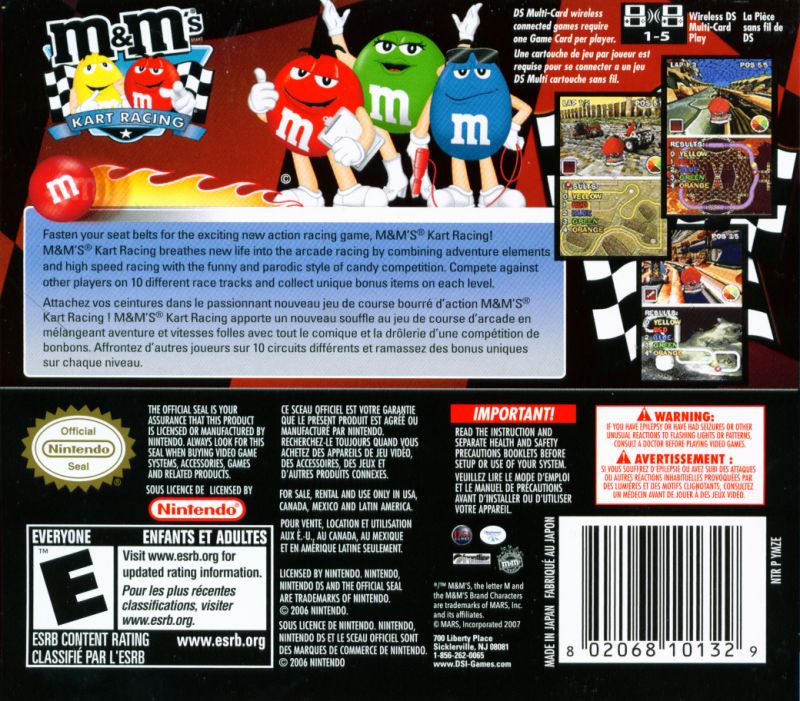 M&M's Kart Racing - Nintendo DS