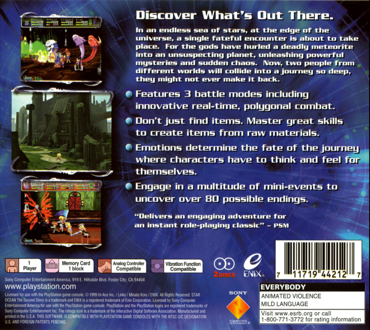 Star Ocean: The Second Story - Playstation - Retro Island Gaming