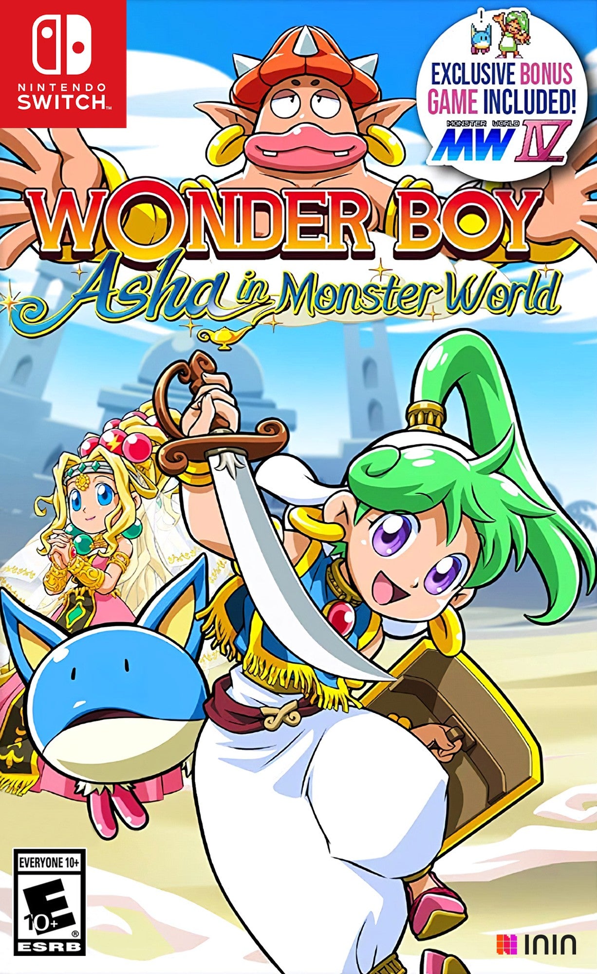 Wonder Boy: Asha in Monster World - Nintendo Switch