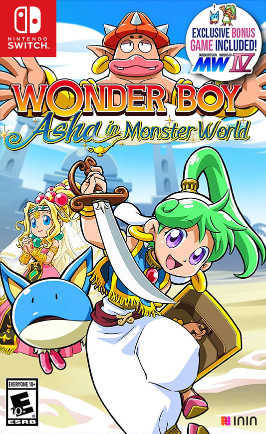 Wonder Boy: Asha in Monster World - Nintendo Switch - Retro Island Gaming