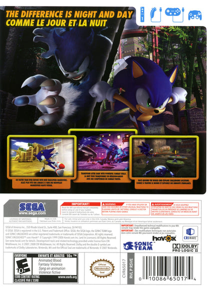 Sonic Unleashed - Wii - Retro Island Gaming