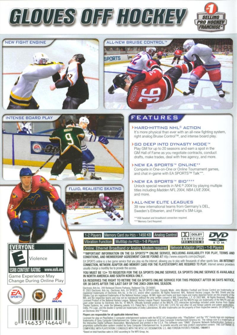 NHL 2004 - Estación de juegos 2