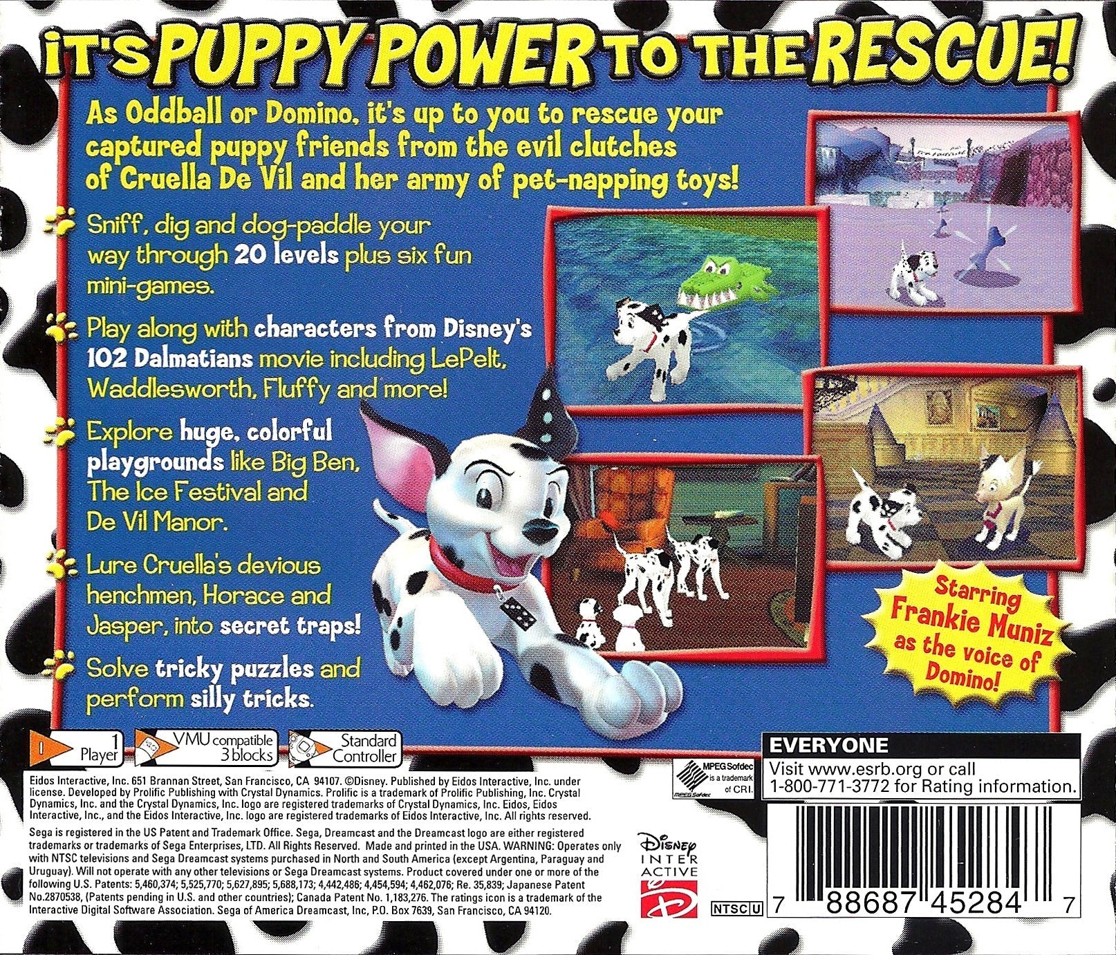 102 Dalmatians Puppies to the Rescue - Sega Dreamcast - Retro Island Gaming