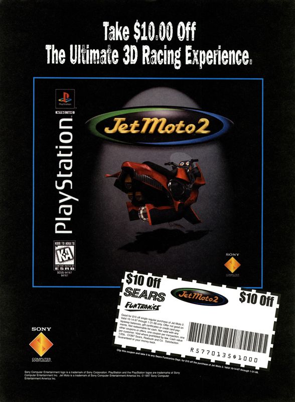 Jet Moto 2 [Greatest Hits] - Playstation