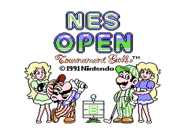 NES Open Tournament Golf - NES