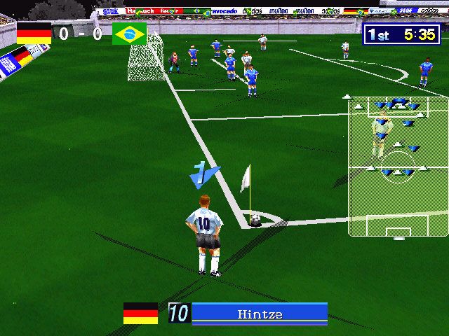 Victory Goal Worldwide Edition - JP Sega Saturn