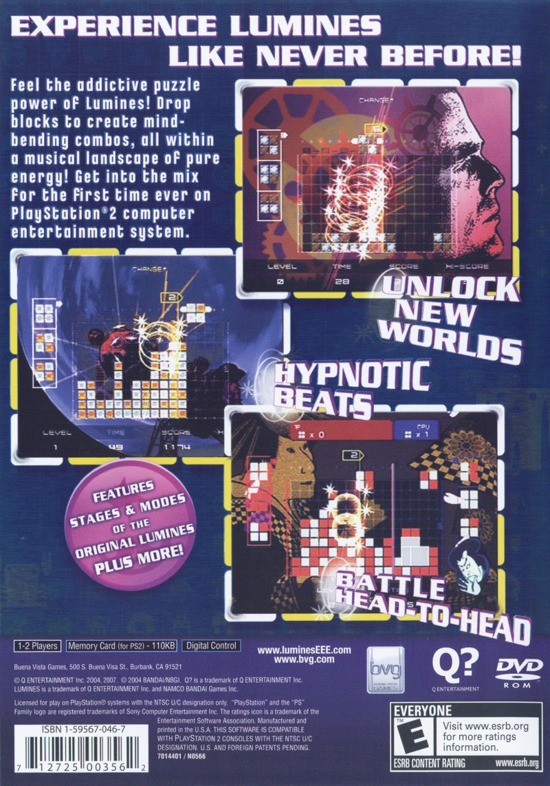 Lumines Plus - Playstation 2