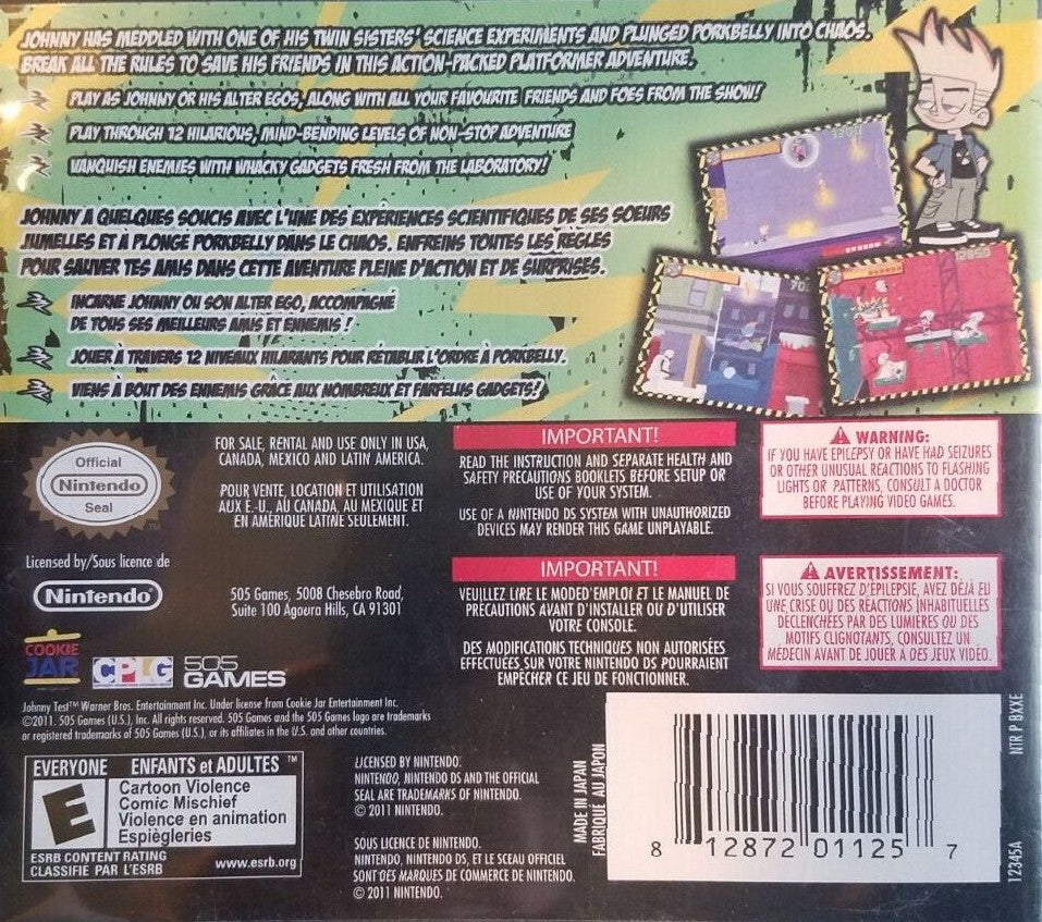 Johnny Test - Nintendo DS - Retro Island Gaming