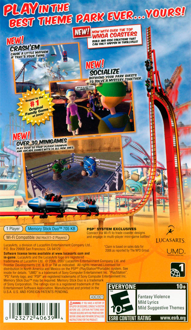 Thrillville Off The Rails - PSP