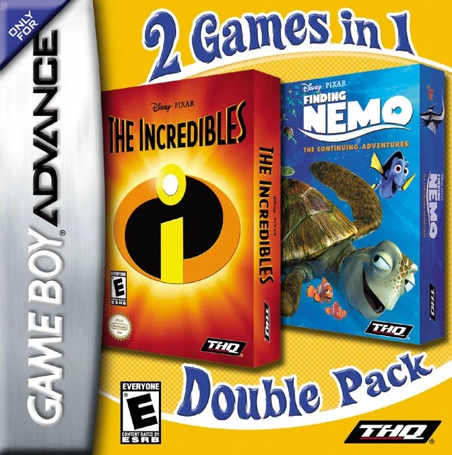 The Incredibles and Finding Nemo - GameBoy Advance