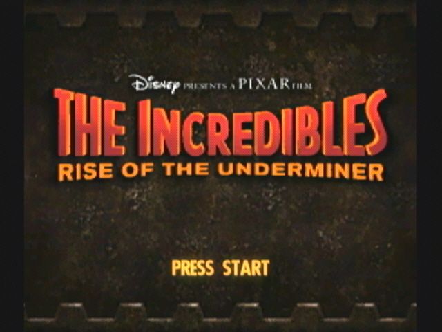 The Incredibles Rise of the Underminer - Gamecube