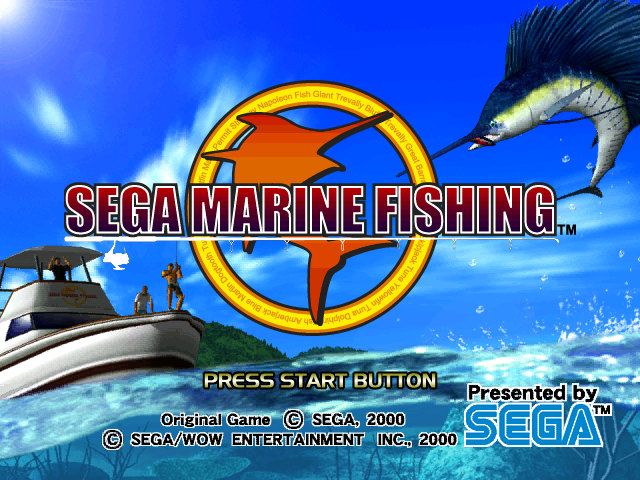 Sega Marine Fishing - Sega Dreamcast