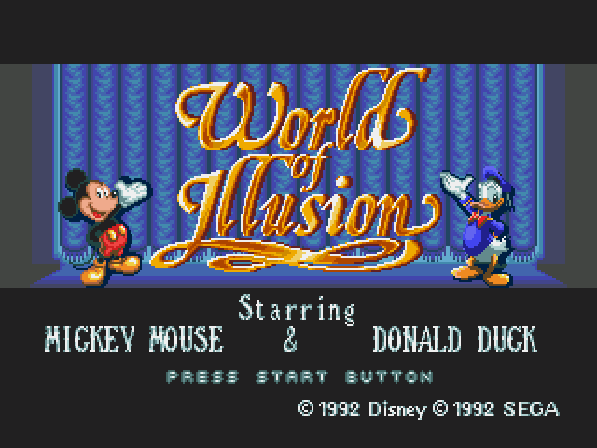World of Illusion - Sega Genesis