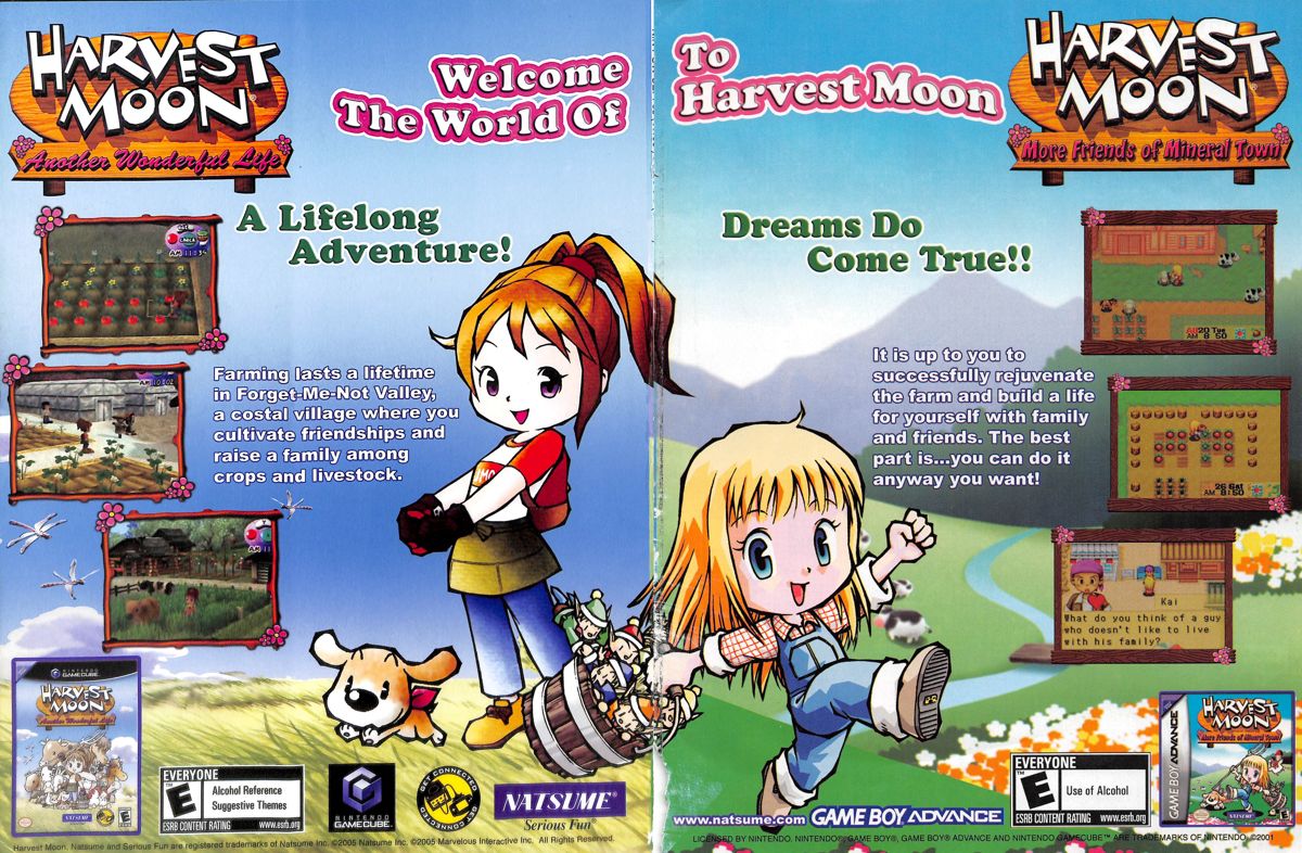 Harvest Moon Another Wonderful Life - Gamecube