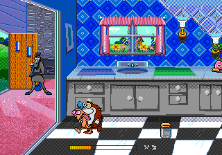 The Ren and Stimpy Show Stimpy's Invention - Sega Genesis