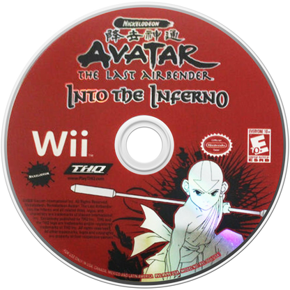 Avatar the Last Airbender Into the Inferno - Wii - Retro Island Gaming