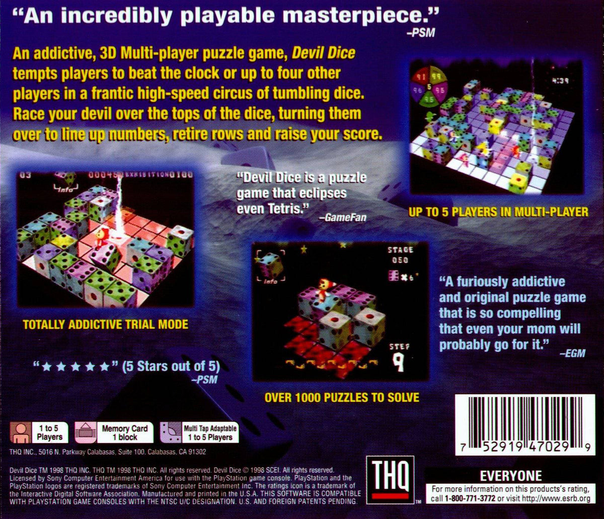 Devil Dice - Playstation