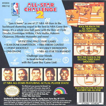 NBA All-Star Challenge 2 - GameBoy - Retro Island Gaming