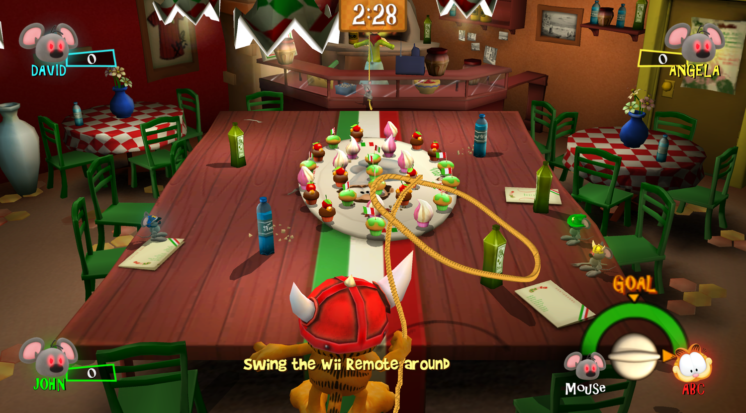 El show de Garfield: La amenaza de la lasaña espacial - Wii