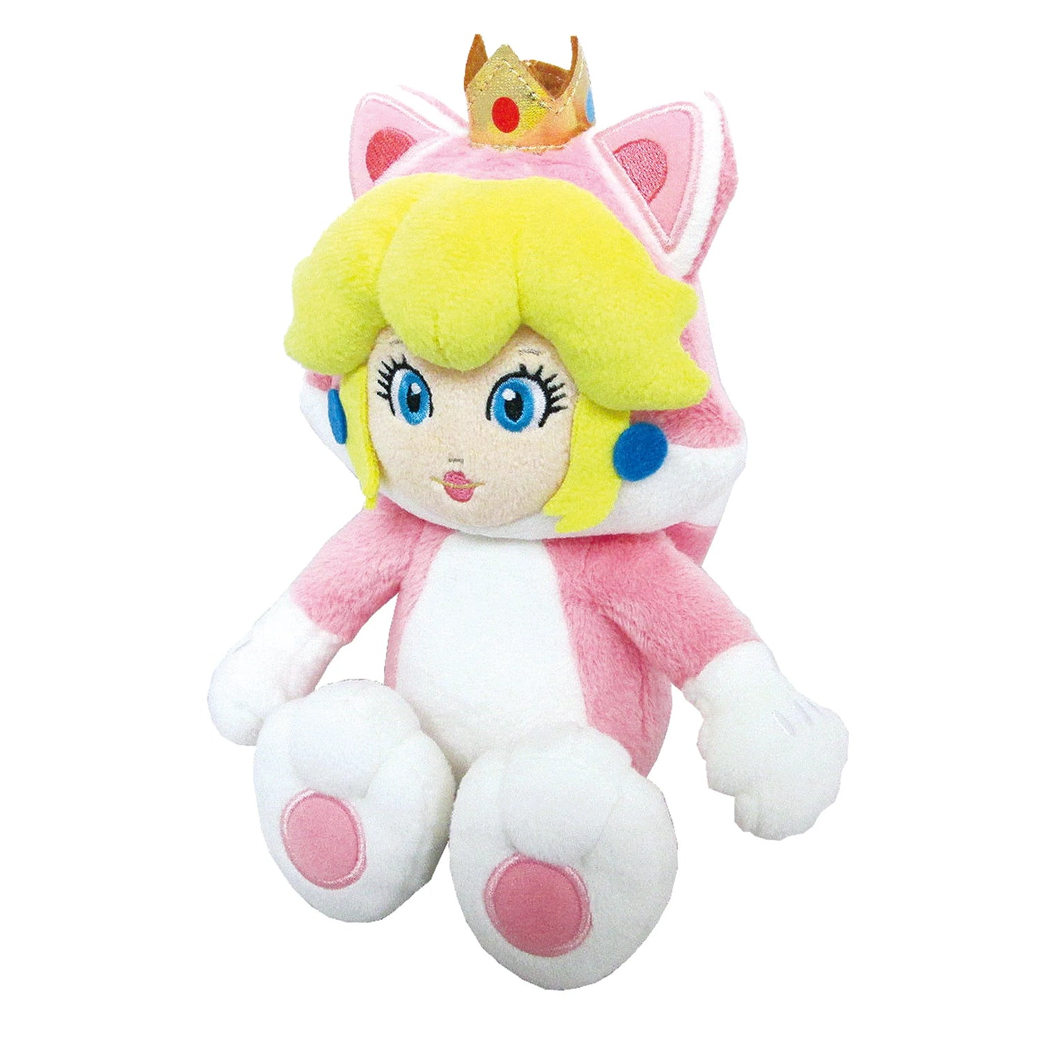 Super Mario Cat Peach 10" Plush - Little Buddy