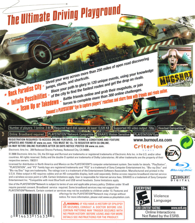 Burnout Paradise - Playstation 3