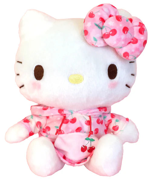 Hello Kitty Fruit Hoodie 10" Plush- Great Eastern Entertainment