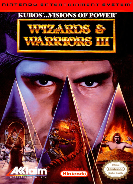 Wizards and Warriors III Kuros Visions of Power - NES - Retro Island Gaming
