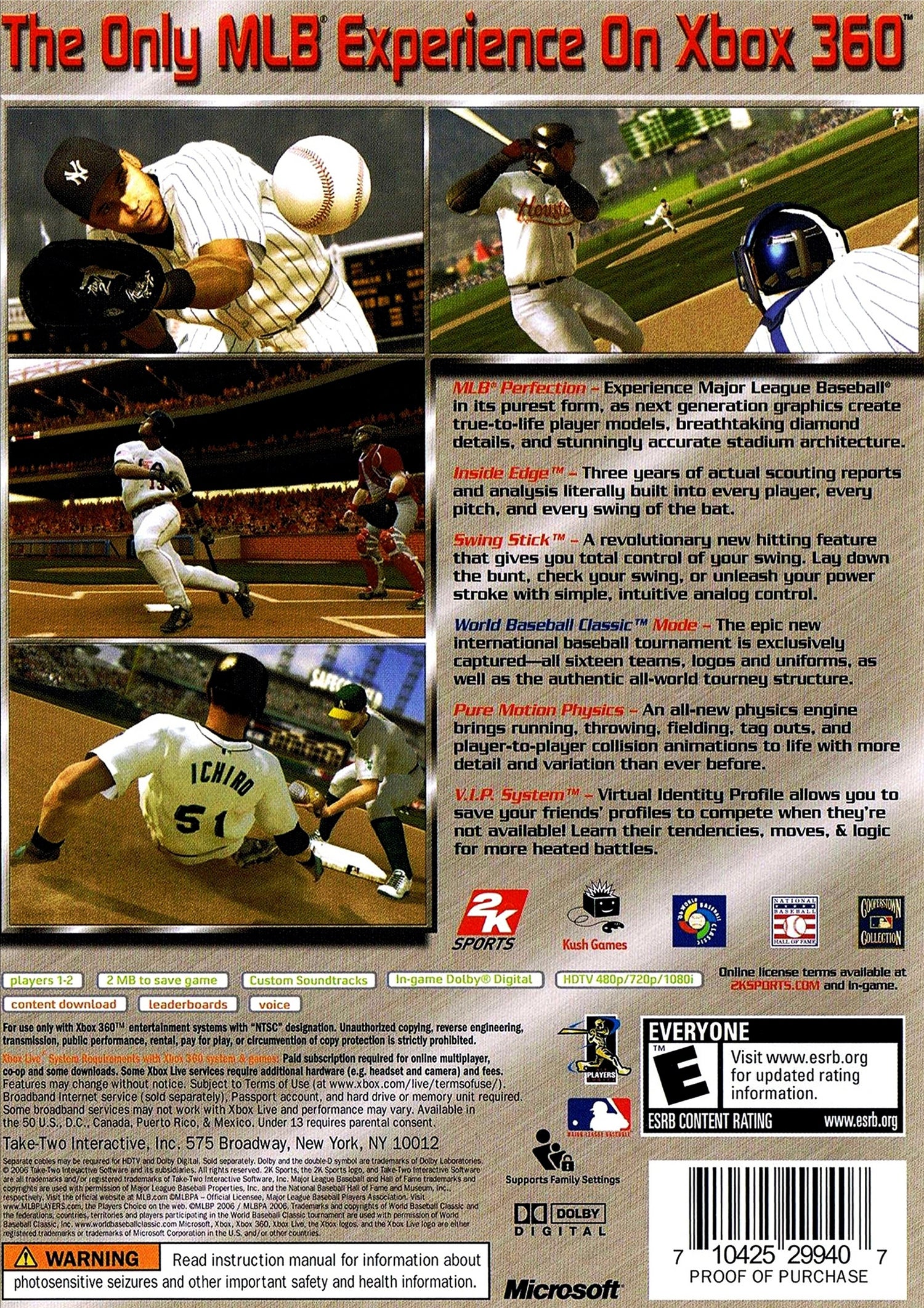 Major League Baseball 2K6 - Xbox 360