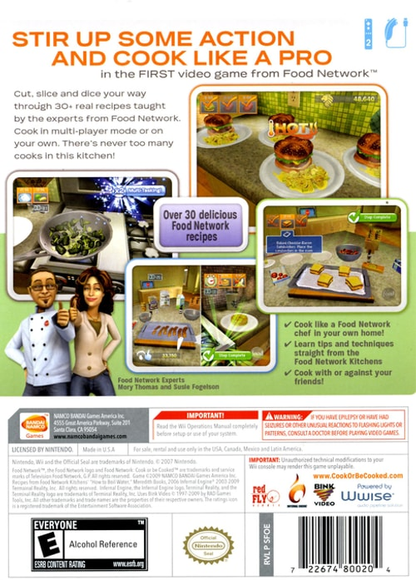 Food Network: Cook or Be Cooked - Wii