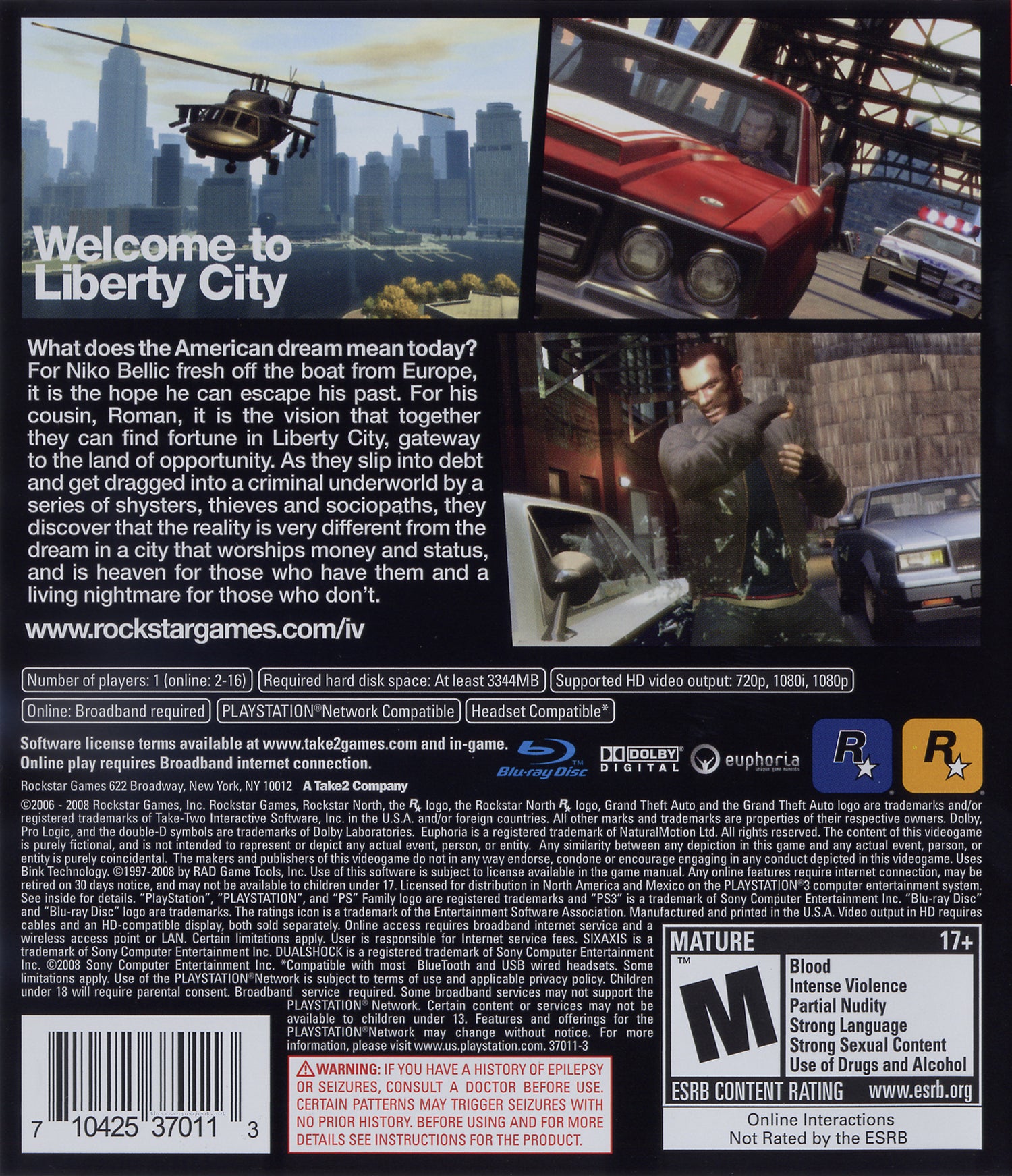 Grand Theft Auto IV [Complete Edition] - Playstation 3