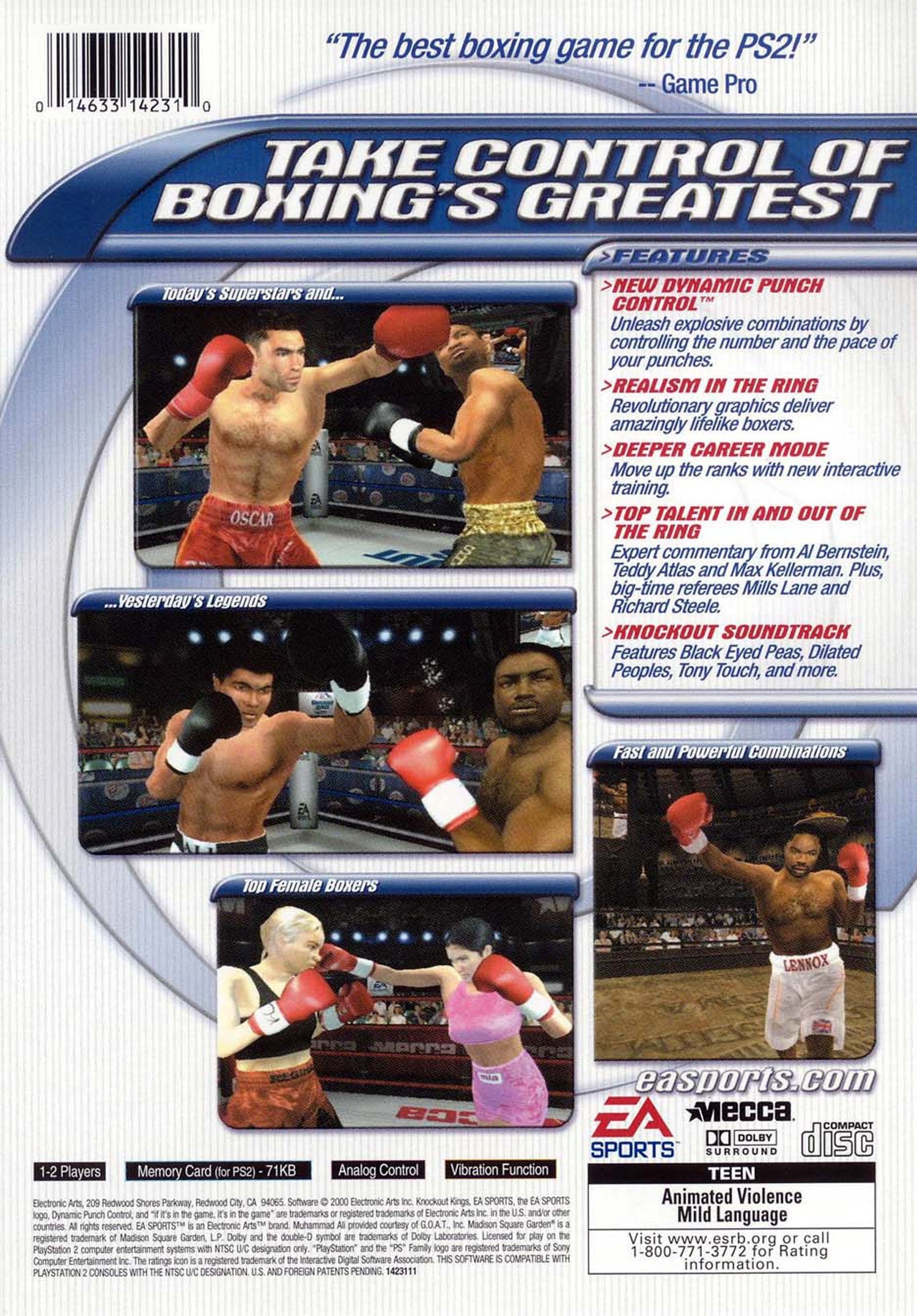 Knockout Kings 2001 - Playstation 2