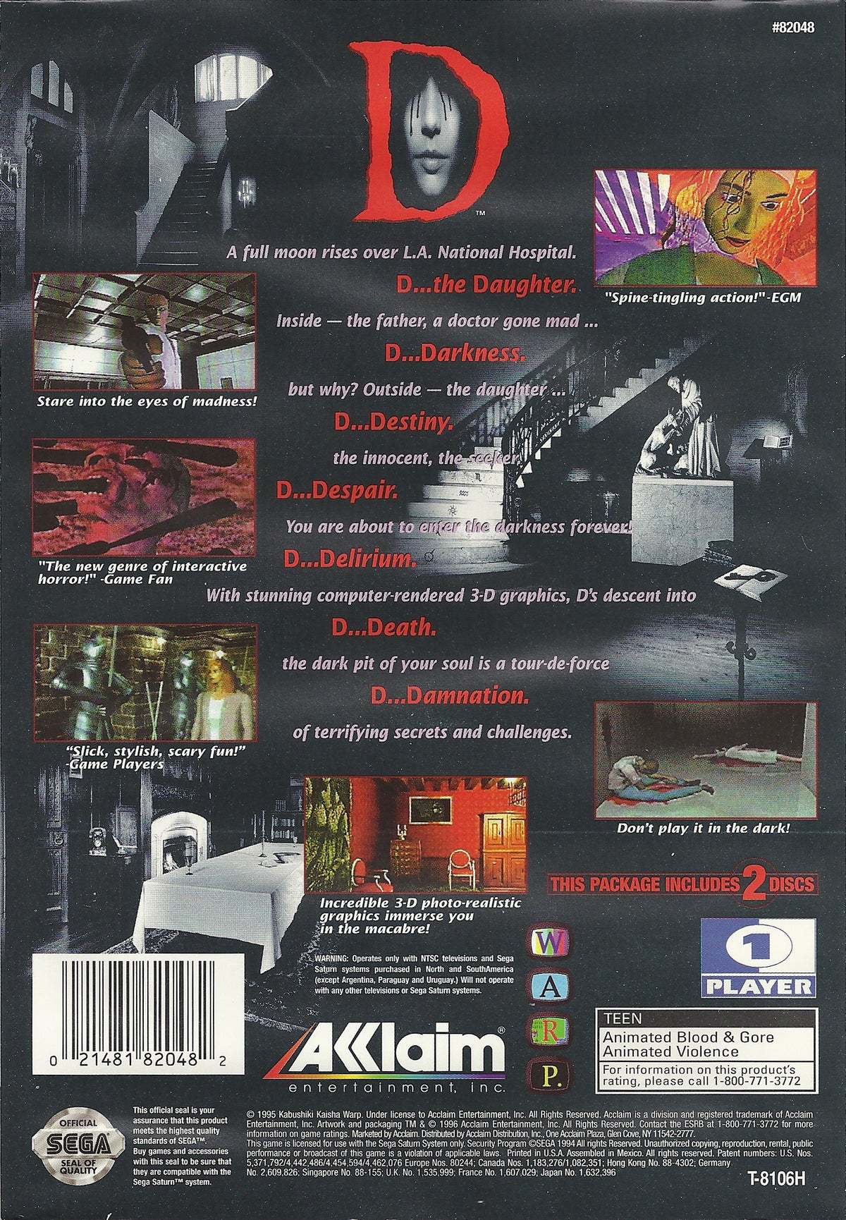 D - Sega Saturn - Retro Island Gaming