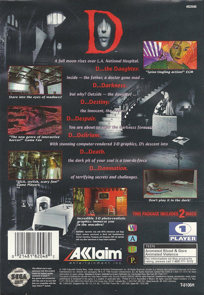 D - Sega Saturn - Retro Island Gaming