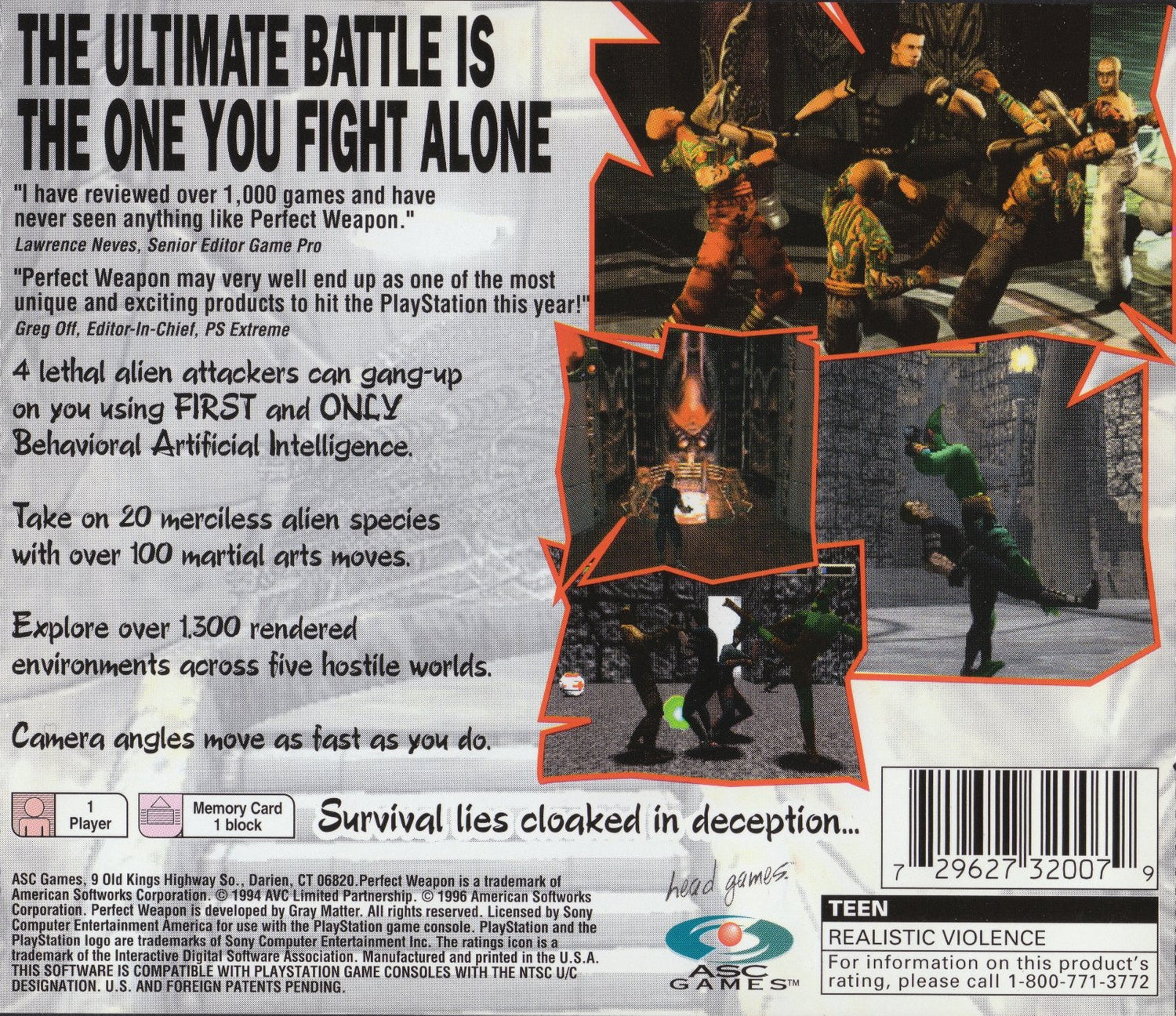 Perfect Weapon - Playstation