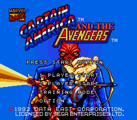 Captain America and the Avengers - Sega Genesis